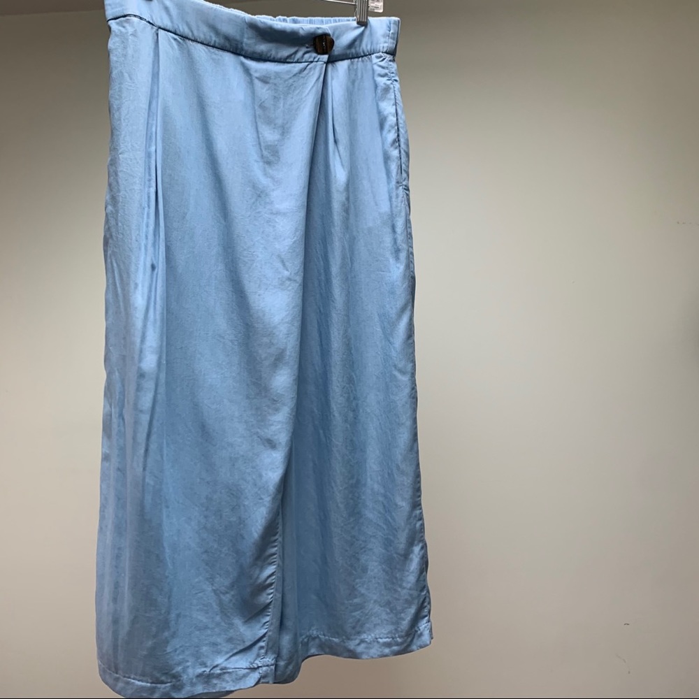 Zara | L | Wide Leg Cropped Pants